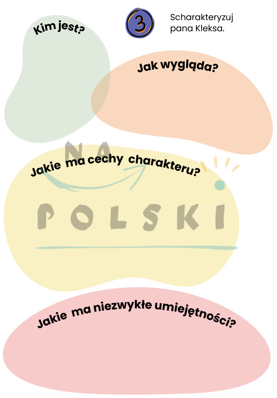 "Akademia Pana Kleksa" - karty pracy do lektury | Na Polski
